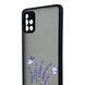 Чохол для телефона Samsung Galaxy A51 (SM-A515F) с 3D принтом лаванда з метеликами із захистом камери чорний 0059314 фото 4